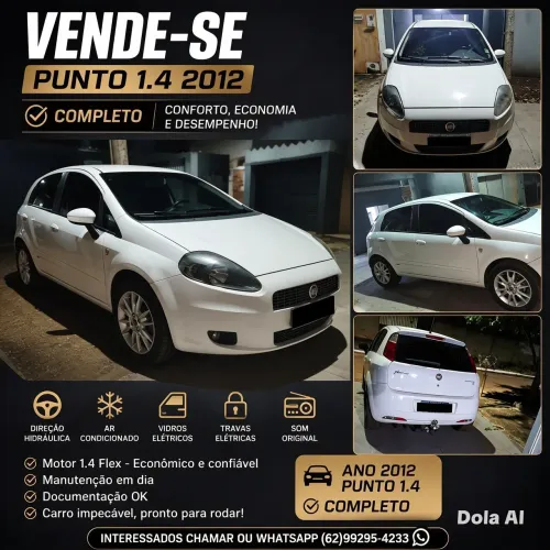 Fiat Punto Attractive Italia 1.4 F.flex 8V 5P 2012