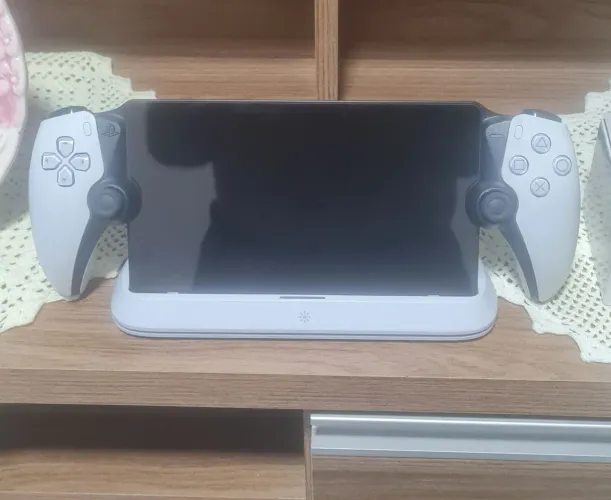 Ps portal com película e base carregador