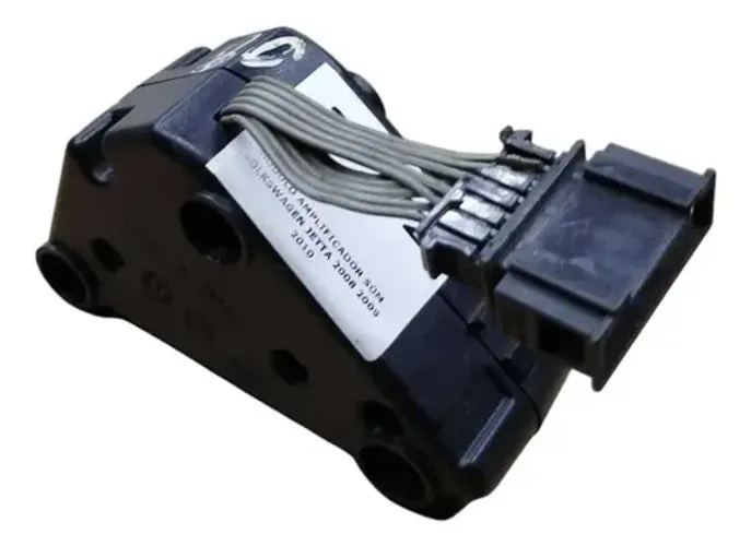 Modulo Amplificador Som Volkswagen Jetta 2008 2009 2010 Preto