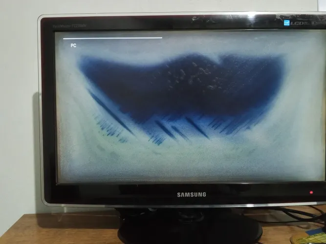 Monitor TV Samsung P2270HN 22" Liga normal / Defeito no painel / Retirada de peças