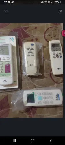 Controles de ar condicionado 
