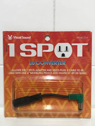 Adaptador Visual Sound Truetone CL6 1 Spot L6 Converter para pedais Line 6