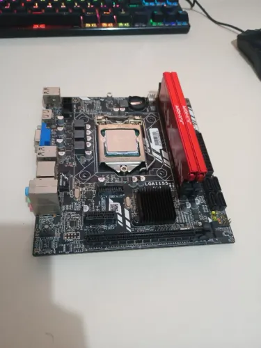 Kit Pc - Placa mãe LGA 1155 +Ddr3 16GB 1333MHZ + Processador Intel I5 2550K + Cooler