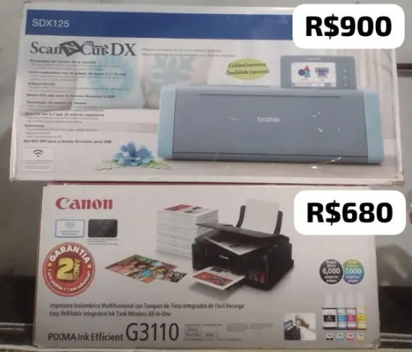 Máquina de Corte e Impressora Multifuncional 