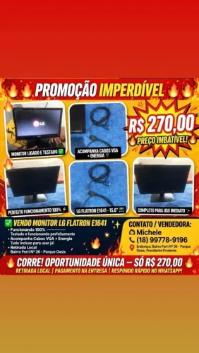 Monitor LG 100% funcionando