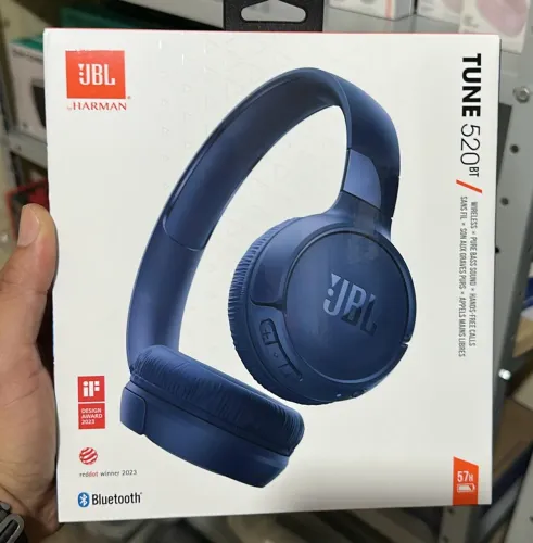 Fone JBL Tune 520 Bluetooth Azul 
