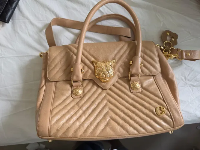 Bolsa couro Carmen Steffens 