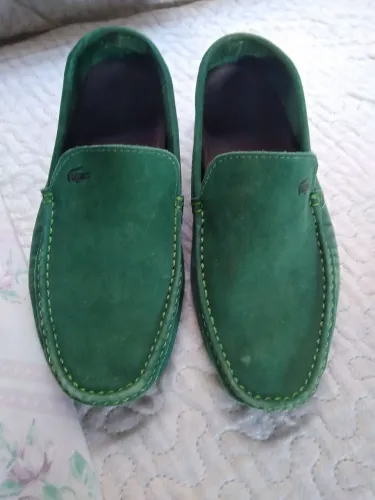 Mocassim Lacoste 38/39 usado