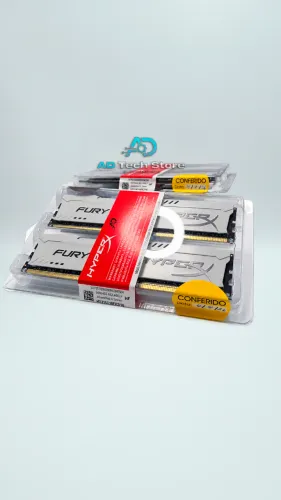 Memória RAM HyperX Fury DDR3 16GB (Kit 2x8GB) Branco ou Preto!