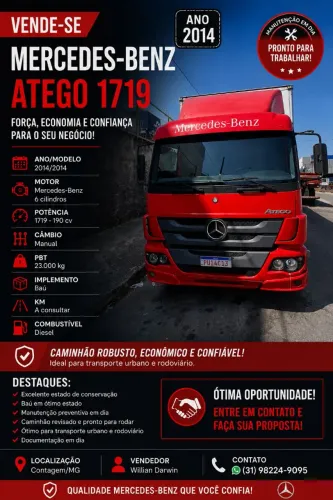 Mercedes-Benz atego 1719