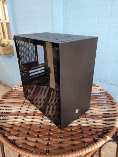 Gabinete Gamer Pichau HX300 Glass Preto