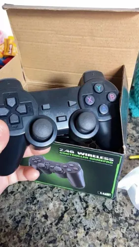 Console video Game Stick Lite para TV com 2 Controles | R$140