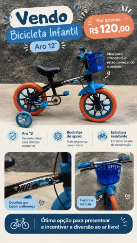 Bicicleta infantil 