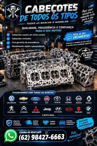 Cabeçote de todas as marcas e modelos
