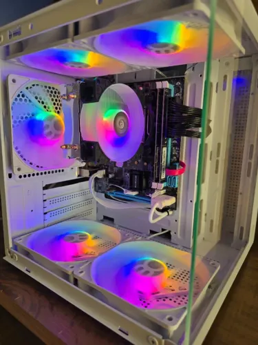 Computador Branco I5 16GB SSD 240GB Fonte 500W Gabinete 5 Fans Raibown