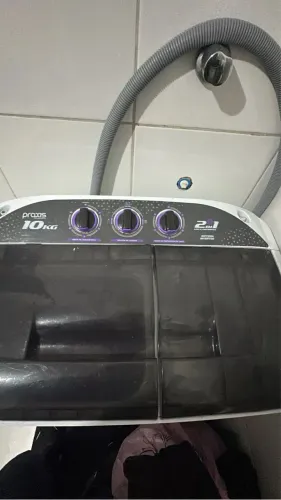 Máquina De Lavar Twin Tub 10kg 2 Em 1