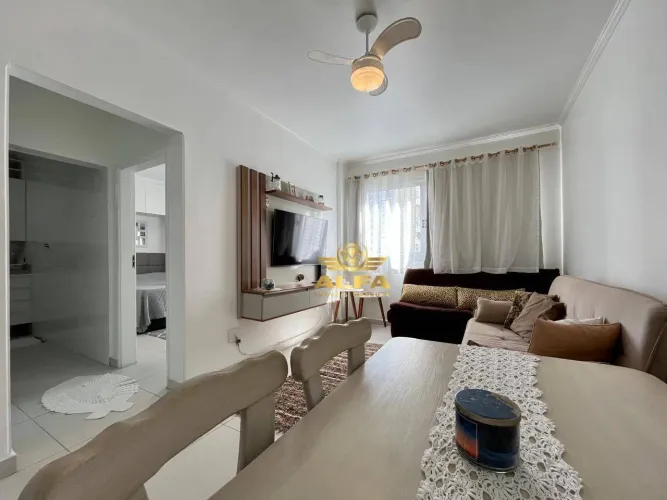 Apartamento a 1 quadra do mar na Praia das Pitangueiras Alfa Imóveis Guarujá