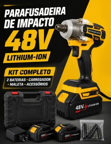 Parafusadeira Chave Impacto 48v