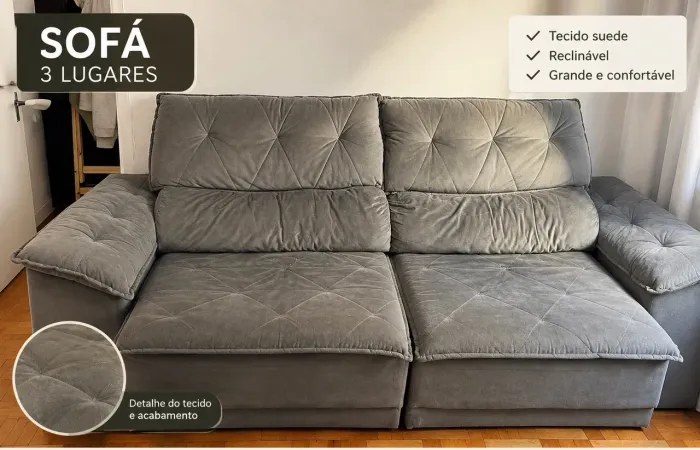 Sofá 3 lugares