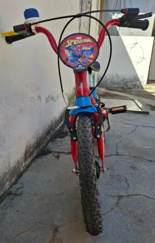 BICICLETA ARO 16 SPIDER MAN - MARCA NATHOR