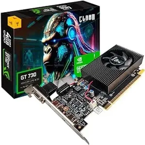 Placa de Vídeo NVidia GeForce GT730 Clanm 4GB DDR3 128bit PCI-E 2.0 DirectX 11