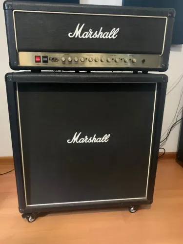 Amplificador Marshall  DSL100H Valvulado 100W + Gabinete Marshall MX412B - 4 Celestion G12