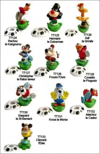 Kinder Ovo Jogadores de Futebol
