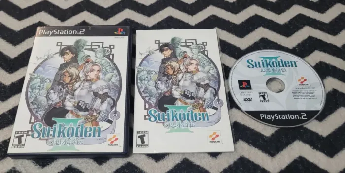 Jogo Suikoden 3 Americano Original para PS2 Playstation 2