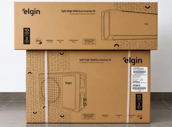 [Novo/Lacrado] Ar Condicionado Split Elgin Eco III Wi-Fi Inverter 9000 Btus
