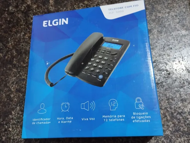 Telefone Elgin TCF 3000 - Novo Na caixa - Lacrado