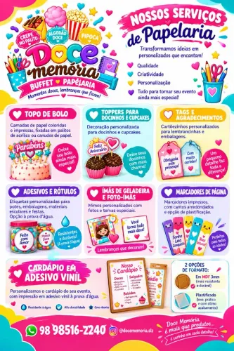 PAPELARIA PERSONALIZADA