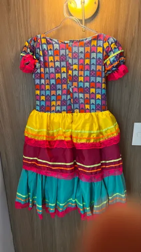 Vestido festa junina menina