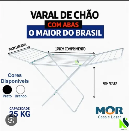 Varal de chão Mor grande