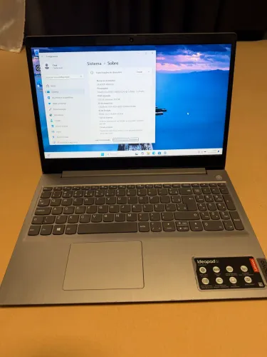 Notebook Lenovo i3 10110U - 12GB RAM - SSD 128GB - Tela 15 polegadas