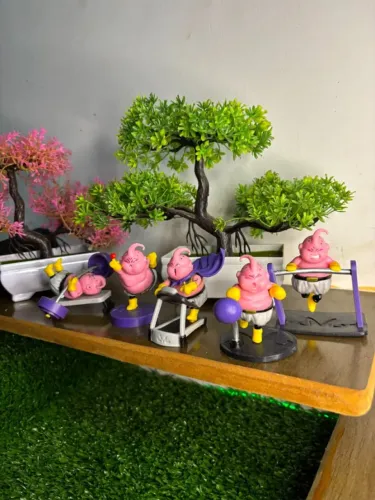 Action Figure Majin Buu | Dragon Ball - Kit 5 peças