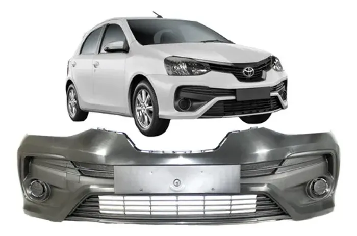 Parachoque Toyota Etios 2017 2018 2019 2020 2021 Novo Preto