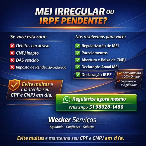 Assessoria p/MEIs (CNPJ) e IRPF