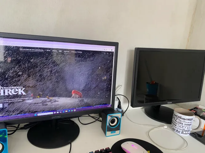 2 monitores troco em 1 de 27Pl em diante 