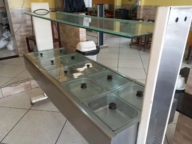 Self service quente 10 cubas