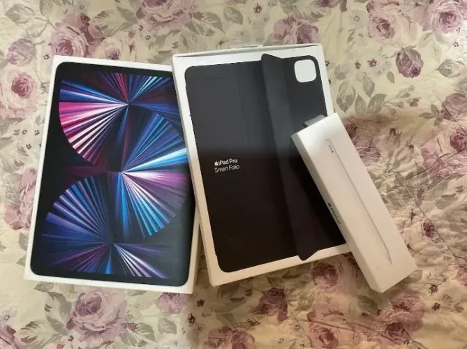 Ipad 11 Pro (3°geração) 128GB - Apple Pencil (2°geração) - Ipad Pro (11- inch) Smart Folio