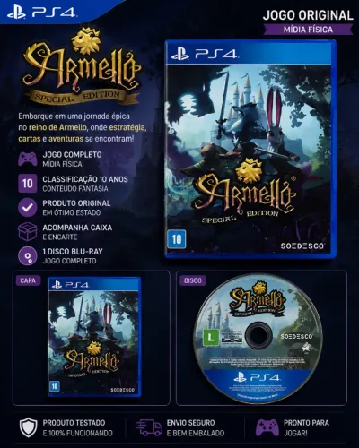 Armello Special Edition PS4 Original Mídia Física - Jogo Completo