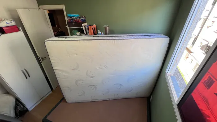 Cama box casal mais colchão Ecoflex