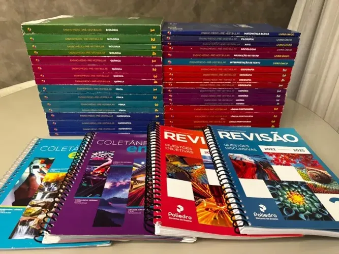 Material Poliedro Completo 2025 ENEM/Cursinho - Todas as Matérias + Revisões