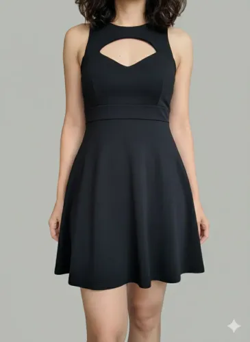 Vestido preto festa p/m carnaval