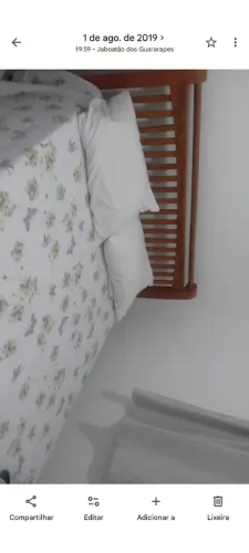 Cama gravata + colchão casal