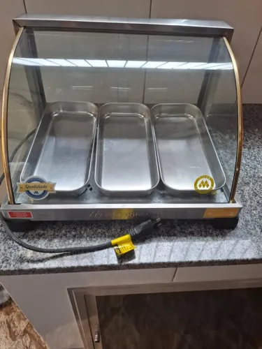 Estufa Elétrica Para Salgados Inox 3 Bandejas