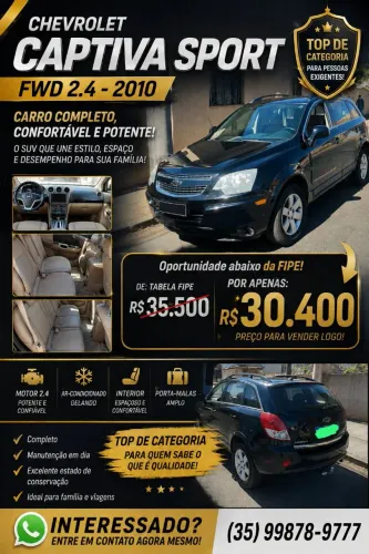 Chevrolet Captiva Sport FWD 2.4 16V 171/185cv 2010