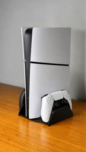 Suporte Vertical PS5 + Controles
