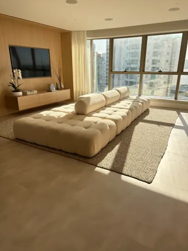 "Sofá Ilha Premium - O Coração da sua Sala Integrada 