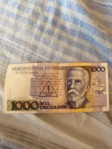 Nota 1000 Cruzados Machado de Assis